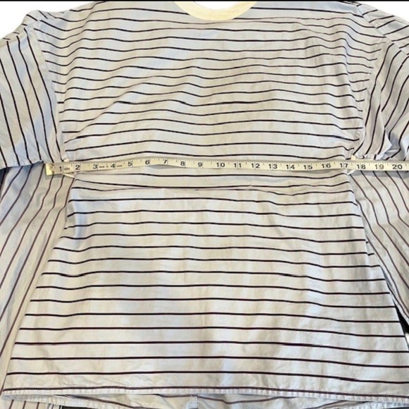 Rosetta Getty Blue Striped Cape Back Top SIZE 8 - Picture 6 of 6